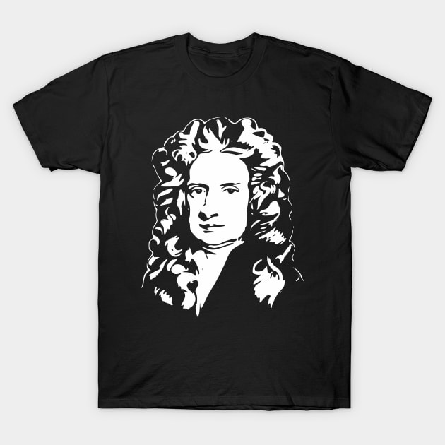 Isaac Newton T-Shirt by Nerd_art